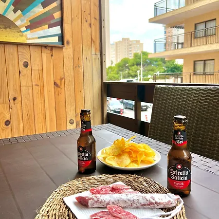 Apartamento Coqueto Con Piscina, Nuevo A 50m Del Mar, Parking Gratis